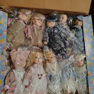 Assorted Colorful Kids Dolls Set